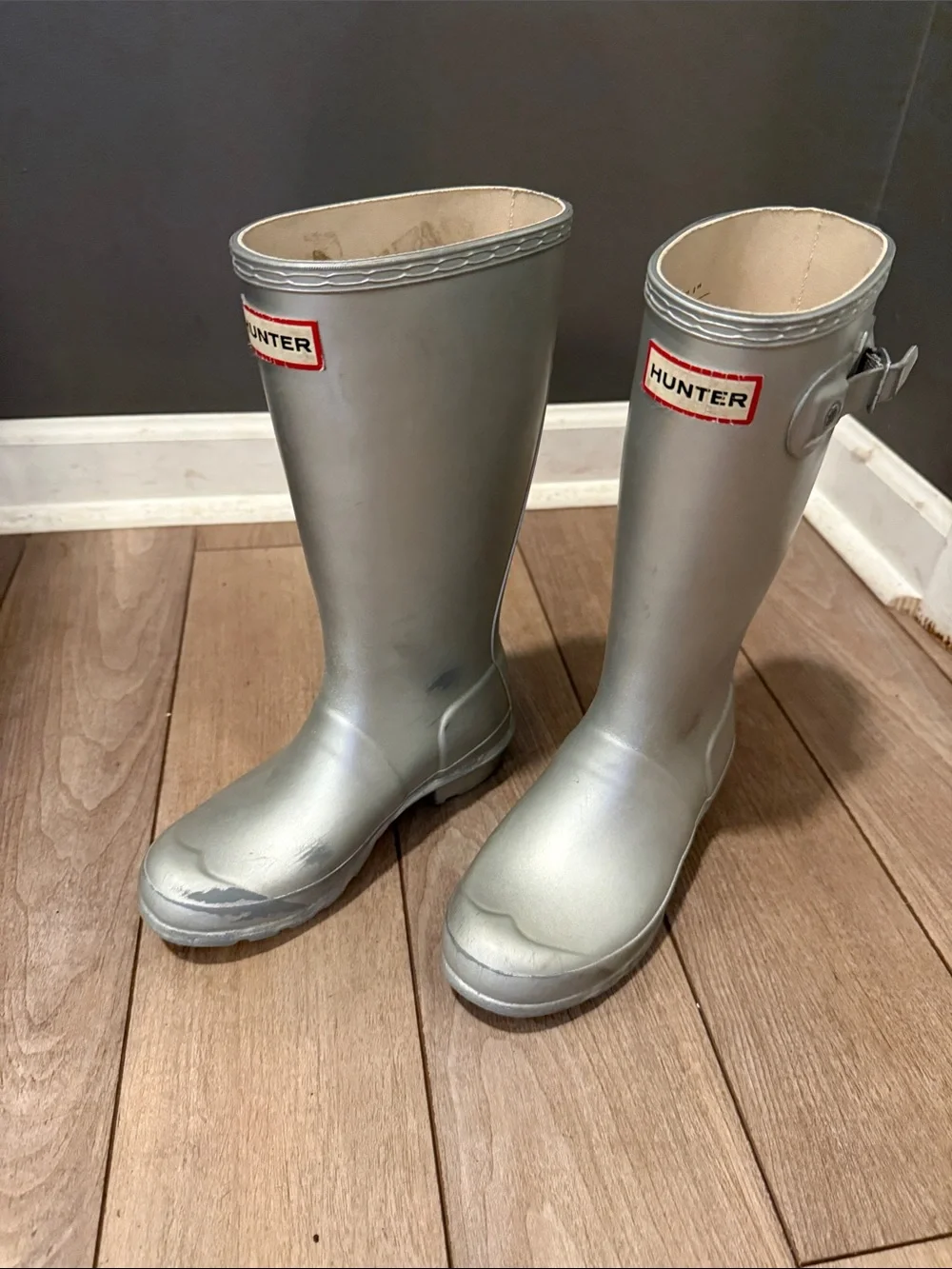 Girls Hunter Rain Boots Size 2